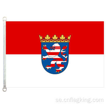 Hesse-flagga 90 * 150 cm 100% polyster